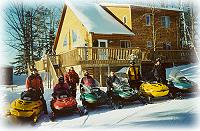 Cabins 1 and 2 in background, Open Year Round